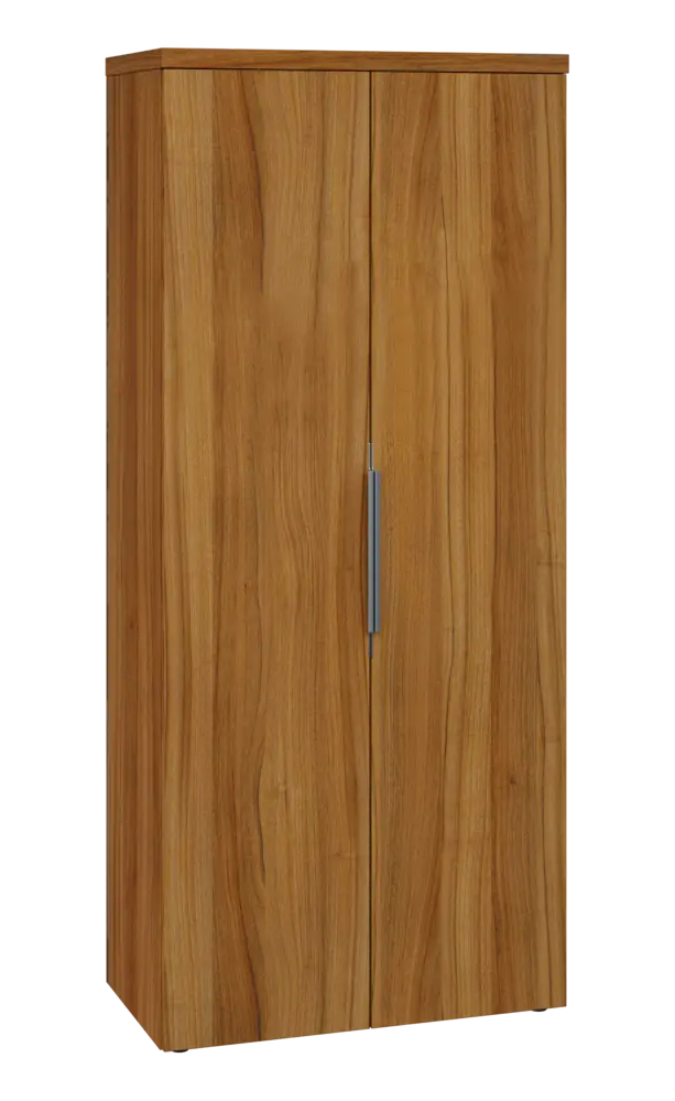 SISR 5 - 81 šatní skříň, 2-dveřová, výsuvné ramínko, 1820x800x400, ořech světlý